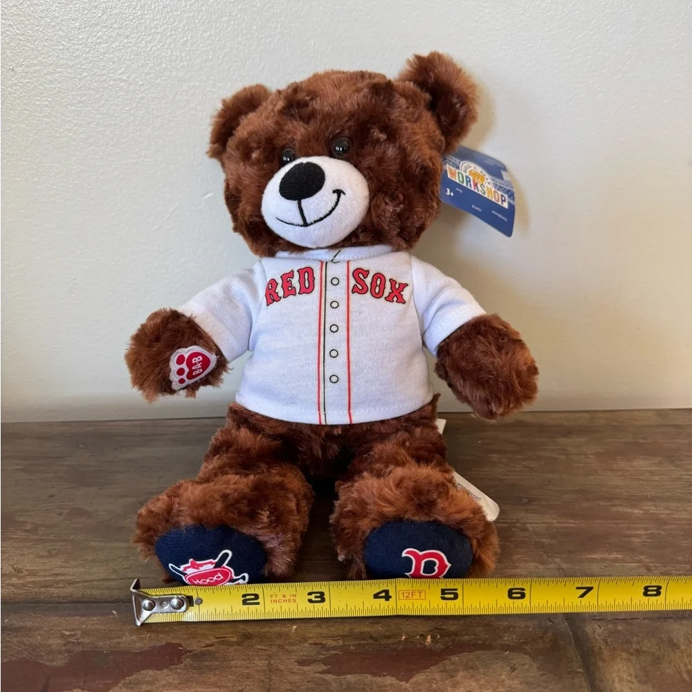 Build-A-Bear Workshop Boston Red Sox Teddy‎ Bear plush toy stuffed animal kids